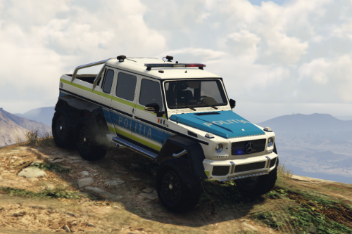 Mercedes G63 6x6 Politia Romana (new design)