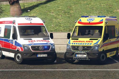 Polish Ambulance: Mercedes Sprinter 2017