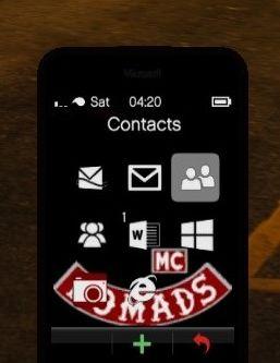 Microsoft Mobile White Icons