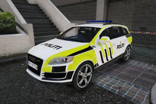 Norwegian Audi Q7 2009 police car
