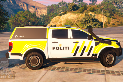 Norwegian Ford Ranger: Police Paintjob