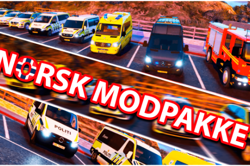Norwegian Modpack: E-Vehicles, Uniforms, Sirens