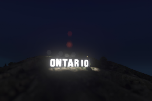 Ontario sign replaces Vinewood sign [FIVEM/SP]