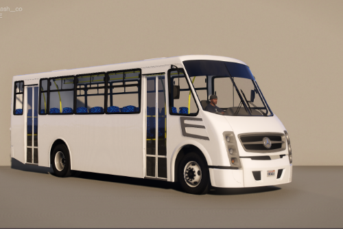 Modern Mercedes Bus for Simulators