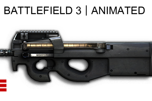 BF3 P90: Animated Weapon