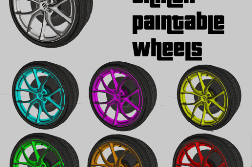 Paint Buggati Chiron Wheels: ZModeler3