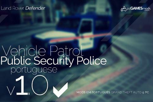 Portugal Police Patrol: Land Rover Defender