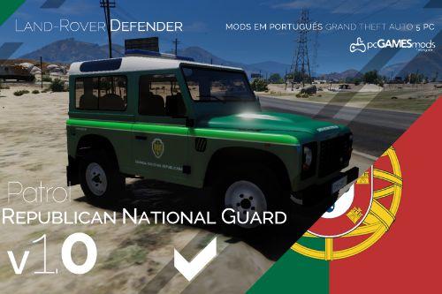 Portuguese Republican National Guard - Patrol - Land Rover Defender [Add-On / Replace]