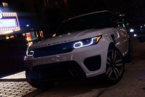 Range Rover Sport SVR 2016: Animated & Templated
