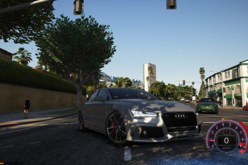 Realistic Audi RS7 Driving
