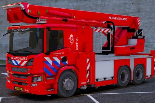 Scania P360 Firetruck: Kennemerland EL's