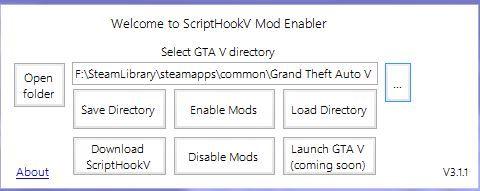 Enable Mods with ScriptHookV