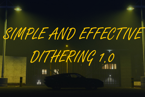 Smooth & Efficient Dithering