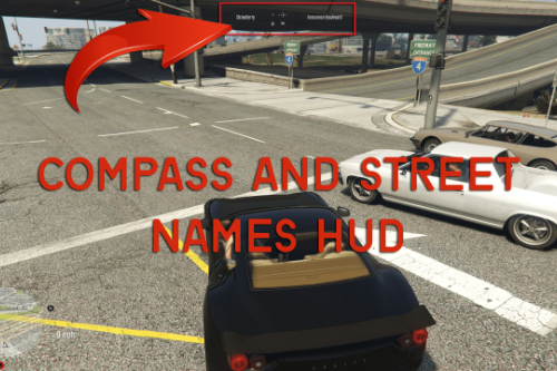 Compass & Street Name HUD