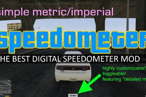 Simple Speedo: Metric & Imperial
