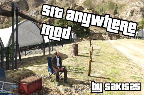 Sit Anywhere: GTA Mod