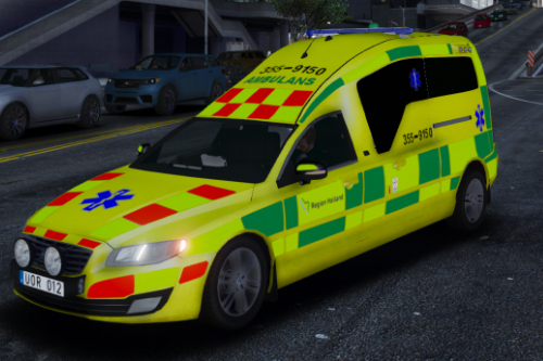 Swedish Ambulance 2014 Volvo V70 Nilsson  