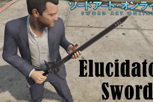 Kirito's Elucidator Sword: SAO