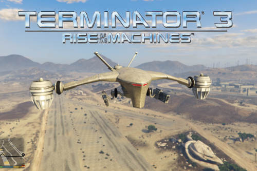 Terminator 3 Aerial Hunter Killer [Add-On]