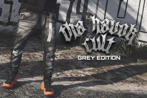 The Havok Cult Grey Jeans: Sagged & Styled