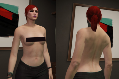 Topless Fem Shwr: Nude Online