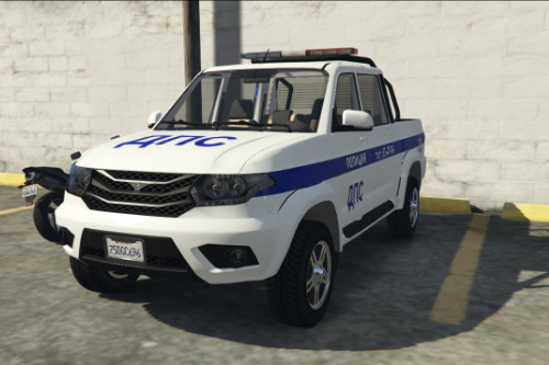 Police UAZ Patriot Pickup