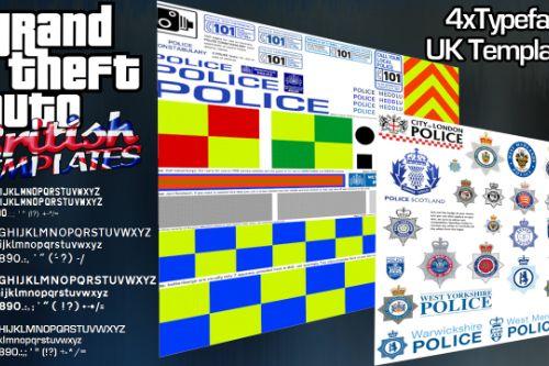 UK Police Service Texture Kits
