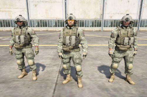 US Army Outfits for GTA Protags