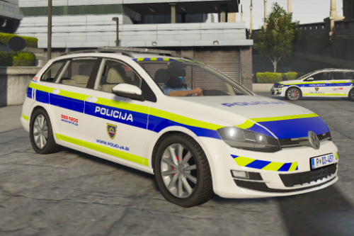 Volkswagen Golf Variant Slovenian police [ELS | Replace | Template]
