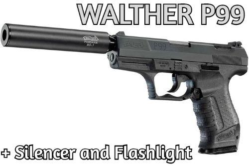 Silenced Walther P99: Light & Quiet