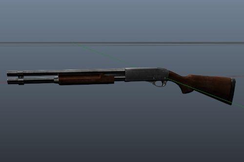Remington 870: Dark Brown Chrome