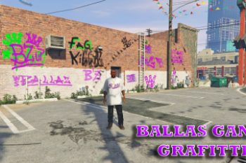 Ballas Gang Graffiti | GTA 5 Mods