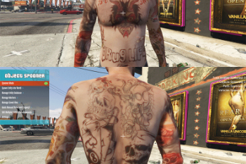 Tattoos of Franklin, Michael & Trevor | GTA 5 Mods