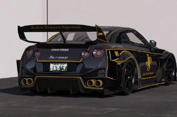 Nissan GTR R35 Liberty Walk: JPS Livery | GTA 5 Mods