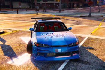 Nissan S15 Slap Train Livery | GTA 5 Mods