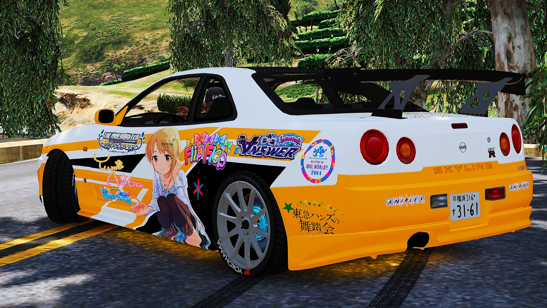 Nissan Skyline Gt R R Itasha Livery Gta Mods