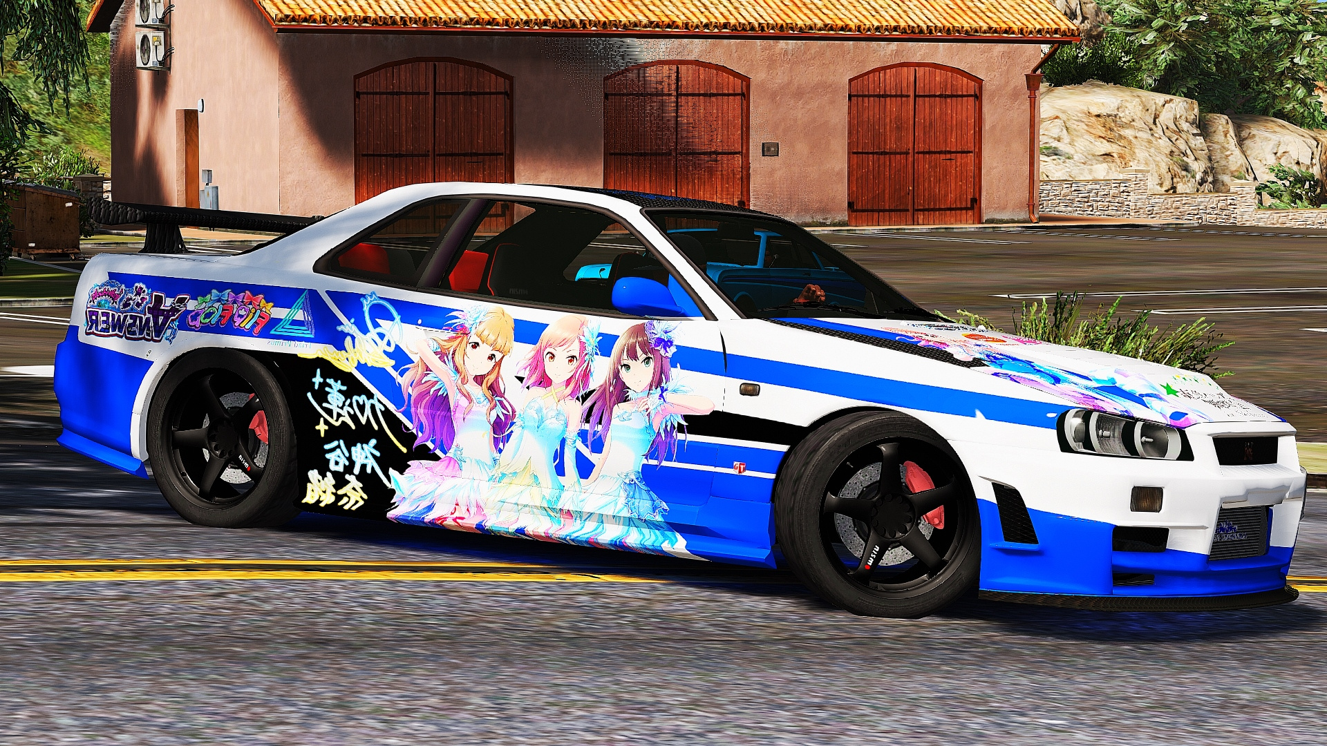 Nissan Skyline Nismo Itasha Livery Gta Mods Sexiz Pix