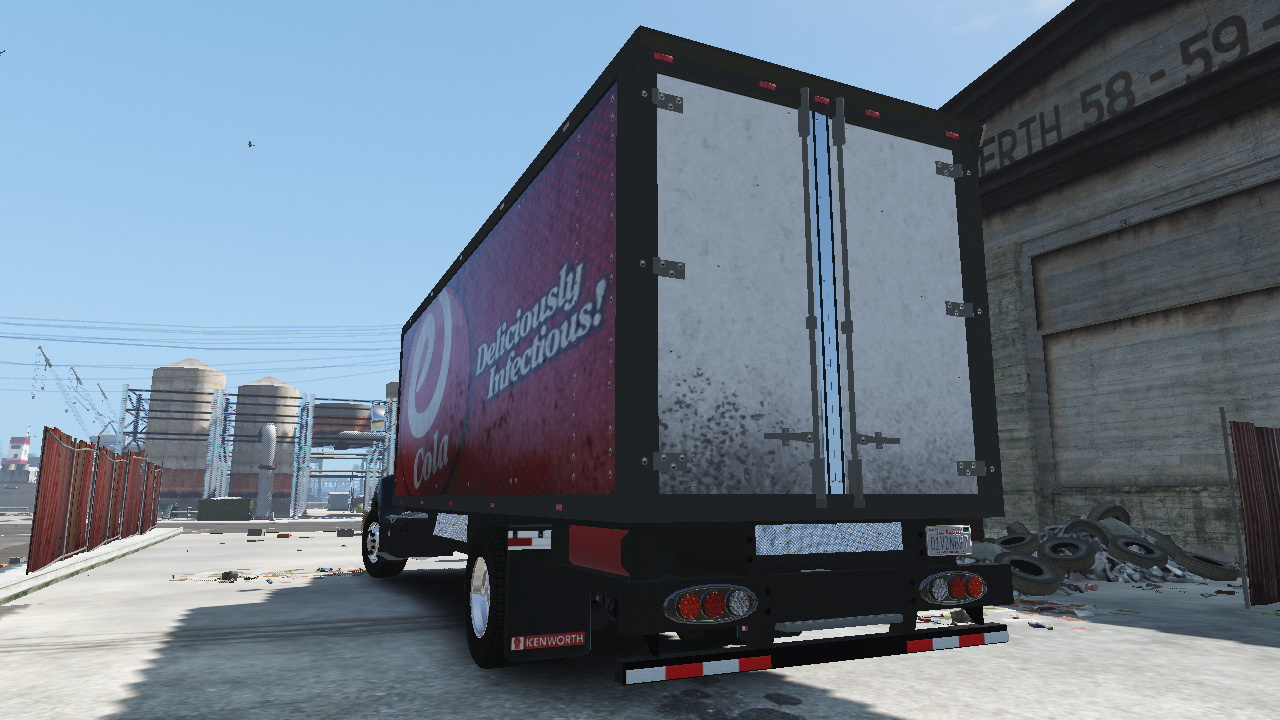 Kenworth T440: Box Flatbed Truck | GTA 5 Mods