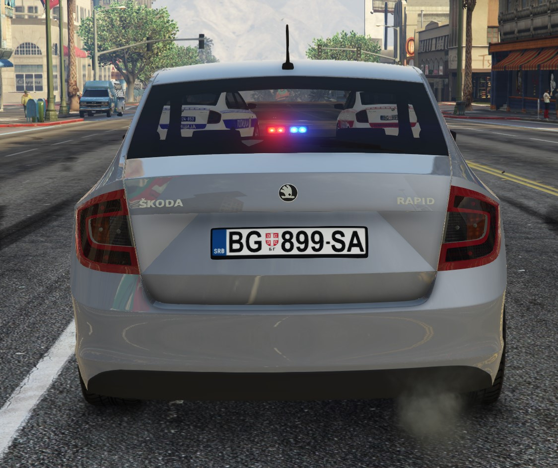 2014 Skoda Rapid Policija Srbije / Serbian Police Pack Marked ...