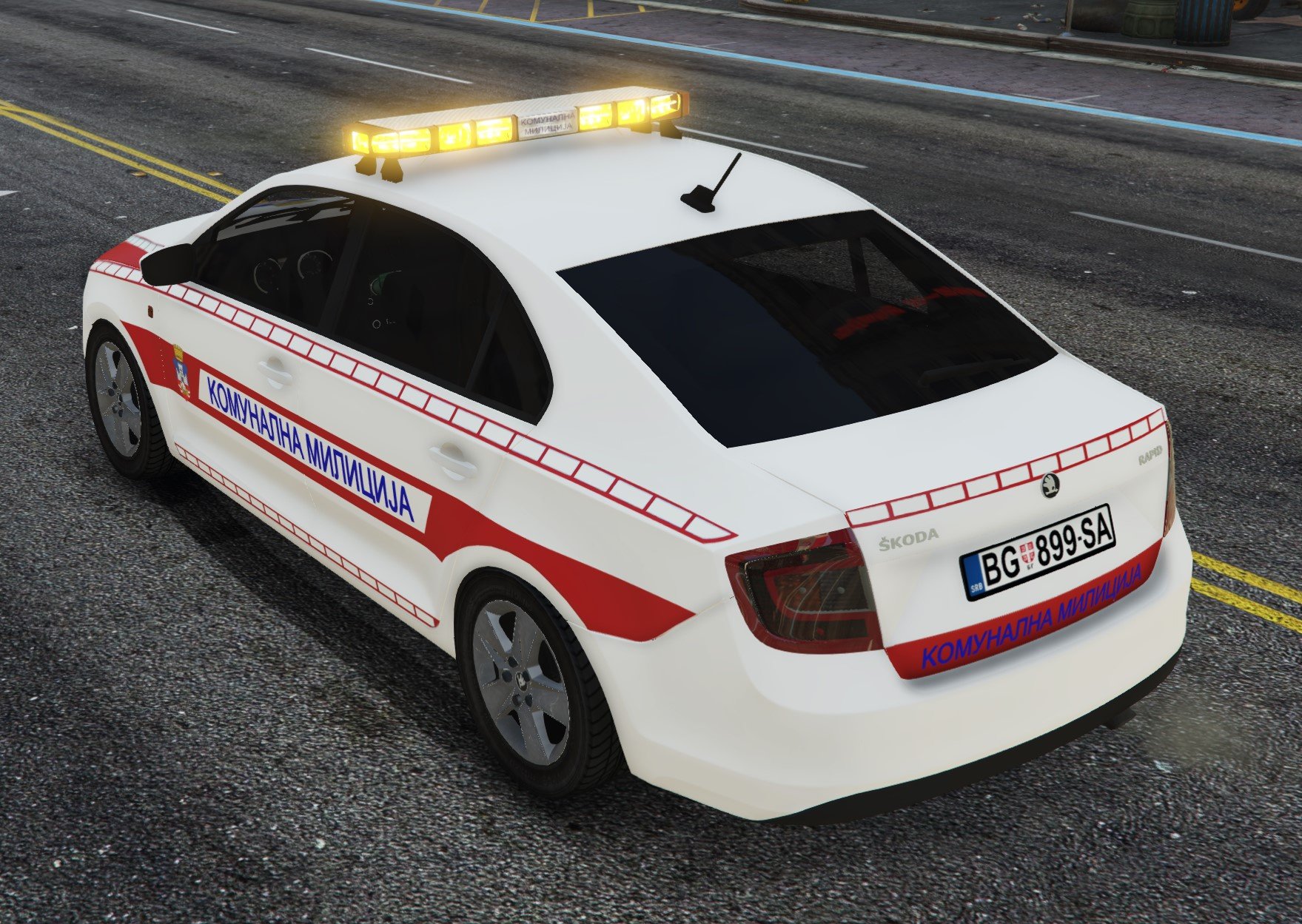 2014 Skoda Rapid Policija Srbije / Serbian Police Pack Marked ...