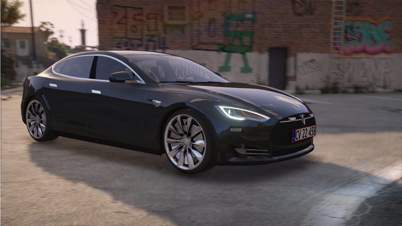 2014 Tesla Model S - Danish Police Ficional - (Marked/Unmarked) - ELS ...