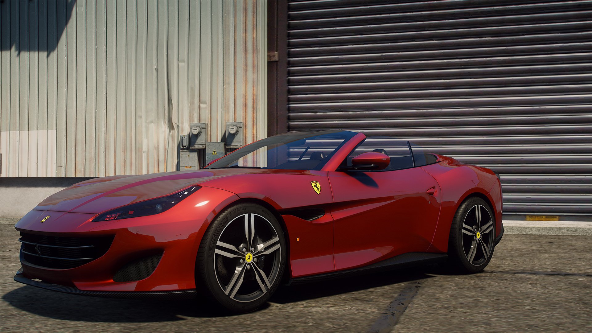 Ferrari Portofino: Extras & Animated Roof | GTA 5 Mods