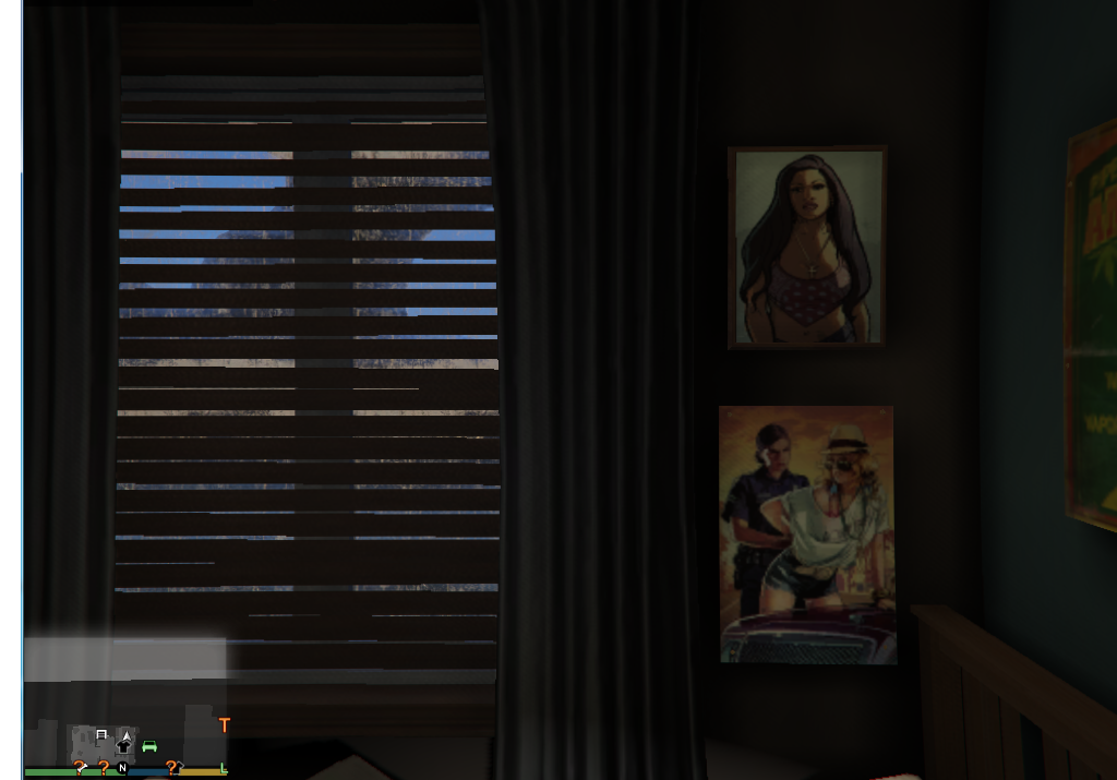 6 Posters Of Gta Cover Girls For Franklins Room At His Aunts House Gta5 2474