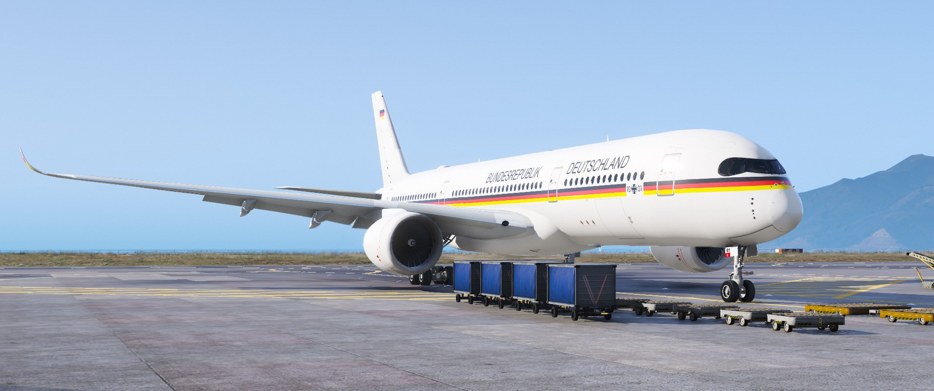 Airbus A350-900XWB Bundesrepublik Deutschland (PaintJob) | GTA 5 Mods