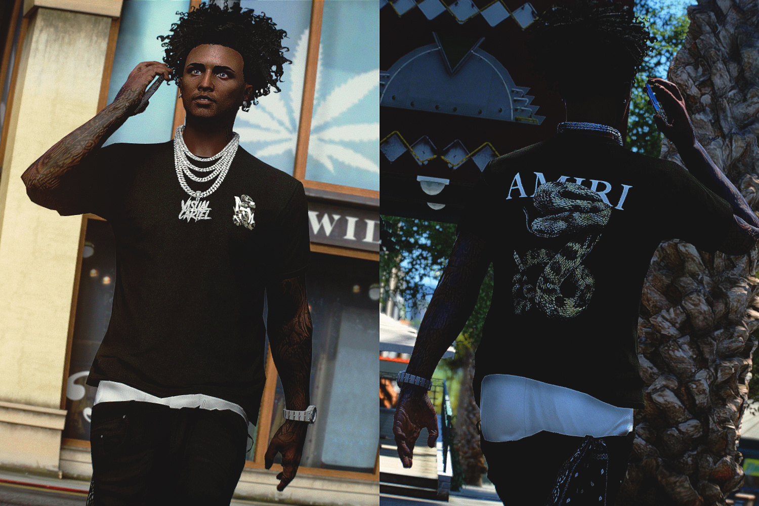Amiri Shirt Pack: Style Up! | GTA 5 Mods