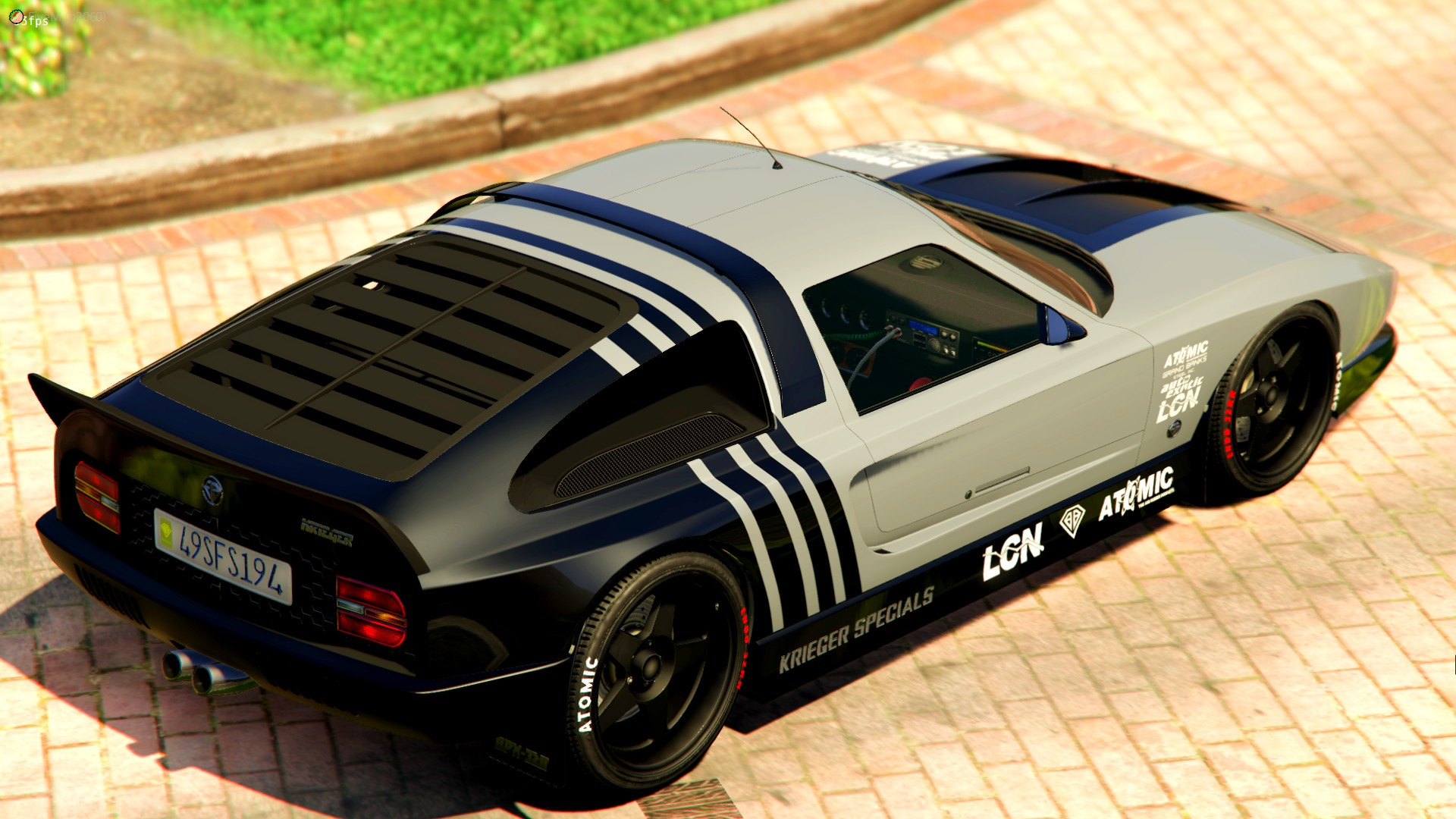 Benefactor Krieger Livery Stripey Style Gta 5 Mods