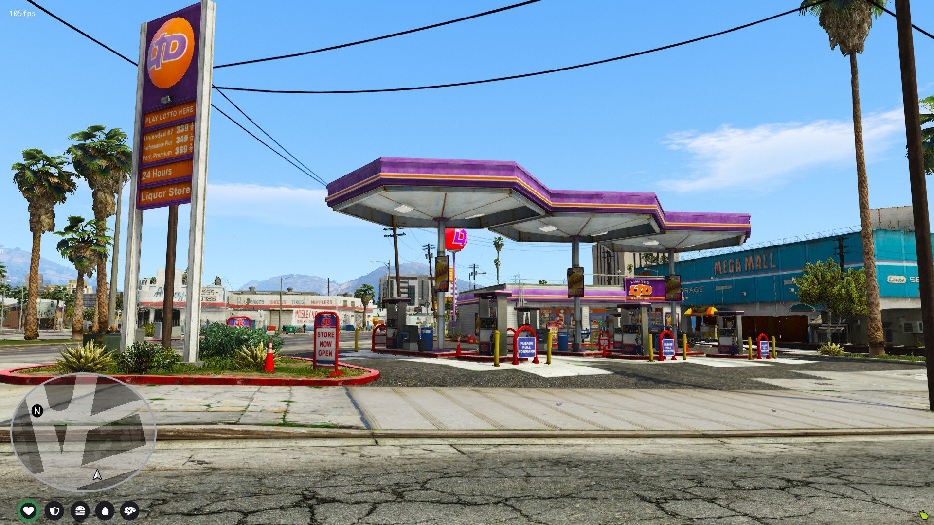 Better Grove Street Gas Station Fivem Ready Gta 5 Mods