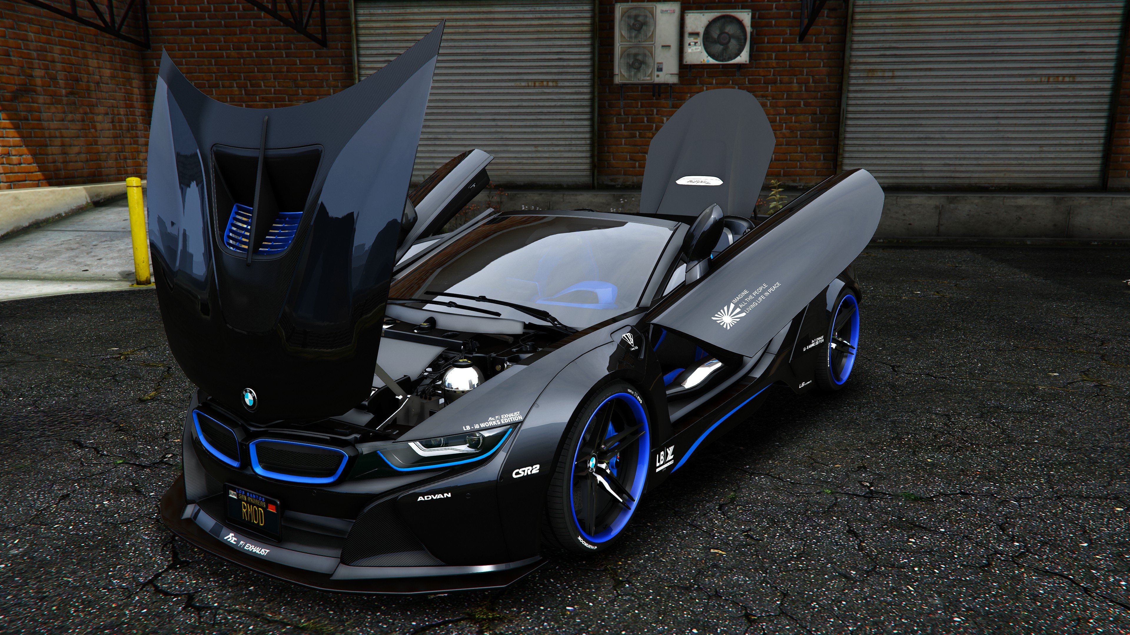 Bmw i8 gta 5 addon фото 109