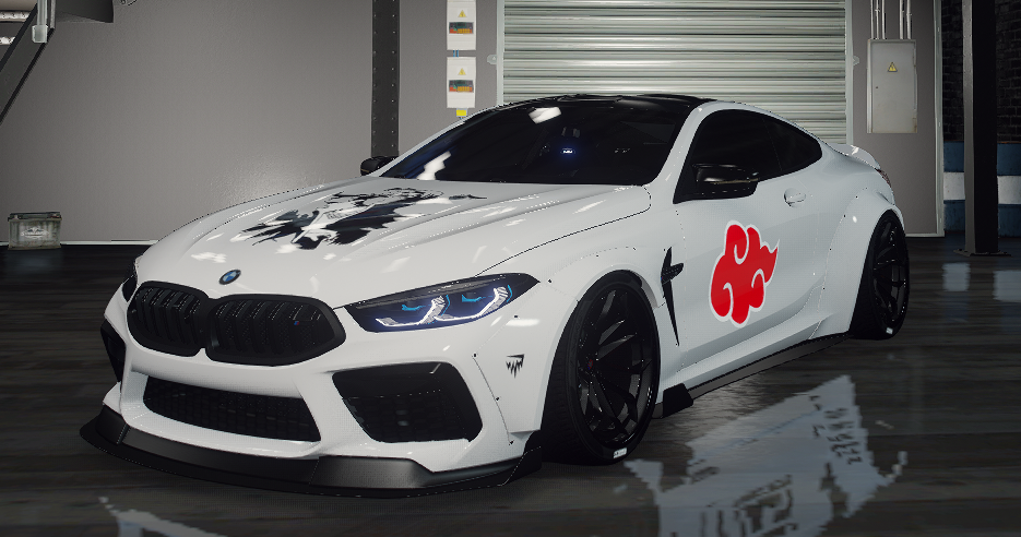 BMW M8 Mansaug | Akatsuki Livery | GTA 5 Mods