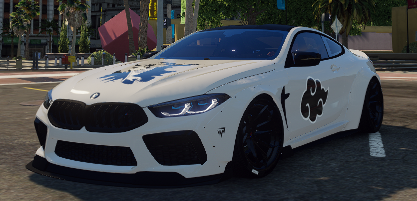 BMW M8 Mansaug | Akatsuki Livery | GTA 5 Mods